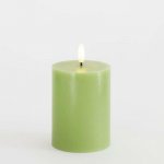 SIRIUS Vosková LED svíčka Sille jablkově zelená 7,5 x 10 cm – Hledejceny.cz