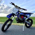 Pitbike Leramotors SHARK E-START 125ccm 4T 17/14 - modrá