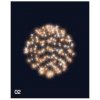 Vánoční osvětlení CITY SM-170144 3D Hvězdná koule Ø 55 cm teplá bílá