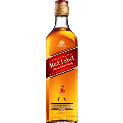 Johnnie Walker Red Label whisky 5y 40% 0,7 l (holá láhev) – Zboží Mobilmania