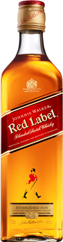 Johnnie Walker Red Label whisky 5y 40% 0,7 l (holá láhev)