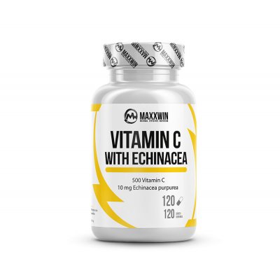 Maxxwin Vitamin C 500 mg + echinacea 120 kapslí – Zboží Mobilmania