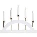 Markslöjd 705832 Vánoční svícen BRIDGE 5xE10 3W 230V bílá ML1079 – Hledejceny.cz