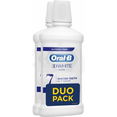 Oral-B 3D White Luxe Perfection Ústní Voda bez alkoholu 500 ml – Zbozi.Blesk.cz