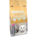 Magic Cat Magic Litter Bentonite Ultra White with Carbon Kočkolit 5 l – Zbozi.Blesk.cz