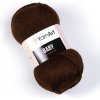 Příze Yarn Art příze Baby 1182 hnědá