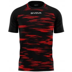 Givova Sportovní triko Pixel black-red červená