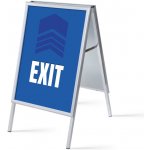 Jansen Display Set reklamního áčka A1, Východ, modrý, anglicky, 639 x 1094 mm – Zboží Živě