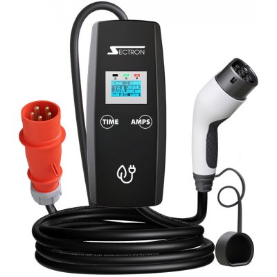 Sector Basic přenosná 16A 400V CEE 5pin Type 2 délka 5m EL-CEE5T2-3F16A-5M-B | Zboží Auto