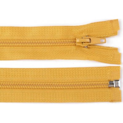 Pro Háčkování Spirálový zip No 5 dělitelný 50 cm hořčicový – Hledejceny.cz