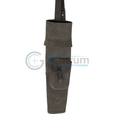 Toulec na záda Traditional Hurricane Brown White Feather® – Zboží Mobilmania