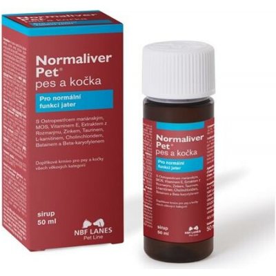NBF Lanes Normaliver pes a kočka 50 ml regenerace jater – Hledejceny.cz