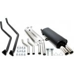 TA Technix sportovní catback výfuk BMW řada 3 E30, 10/1982 - 09/1987, 2x 70 mm rovná nerezová koncovka s pertlem – Hledejceny.cz