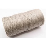 Lněná nit - obuvnický provázek dratev - šedá - návin 165 m - průměr 0,09 cm – Zboží Dáma