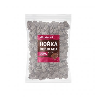 Allnature Hořká čokoláda 70% 500 g – Zboží Dáma