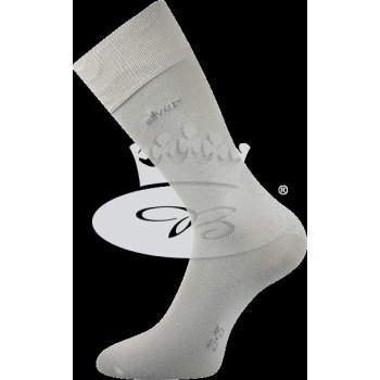 Lonka ponožky Desilve 3 páry světle šedá