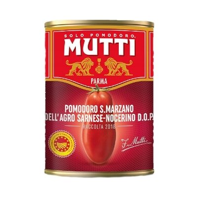 San Marzano Rajčata Mutti DOP pelati celá oloupaná italská pizza 400 g – Hledejceny.cz