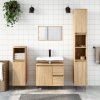 Koupelnový nábytek Nábytek XL Koupelnová skříňka dub sonoma 30 x 30 x 190 cm kompozitní dřevo