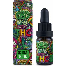 Euphoria CBD konopný olej 5% 10 ml 1%THC