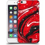 Pouzdro Picasee silikonové Apple iPhone 6 Plus/6S Plus - Red black čiré – Zbozi.Blesk.cz