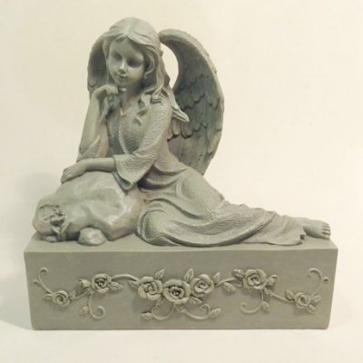 Soška Anděl šedá – Zboží Mobilmania
