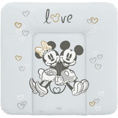 Ceba Baby Podložka měkká na komodu Disney Minnie & Mickey Grey 75 x 72 – Zboží Dáma
