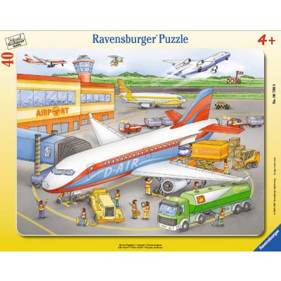 Ravensburger rámové Na letišti 40 dílků – Zboží Mobilmania