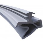 SOLODOOR Těsnění obložkové zárubně 12mm / 6m, šedé – Hledejceny.cz