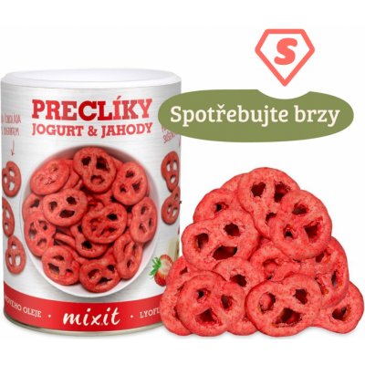 Mixit preclíky Jogurtová čokoláda s jahodami 250 g – Zbozi.Blesk.cz