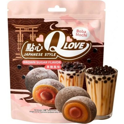 Qlove Japonské Koláčky Boba Brown Sugar 120 g – Zboží Dáma