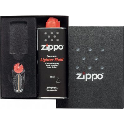 Zippo benzínový Dárková sada na slim 44008 – Zboží Dáma