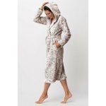 Dámský župan KEY 545 ecru-mocca – Zbozi.Blesk.cz