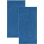 Livarno Home Froté ručník, 2 kusy, 50 x 100 cm (modrá) – Sleviste.cz