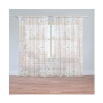 Sablio Záclony Spící hvězdičky: 2ks 150x250cm – Hledejceny.cz