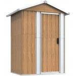 OMAXI 513118 126 x 97,5 x 177 cm hnědý – Sleviste.cz