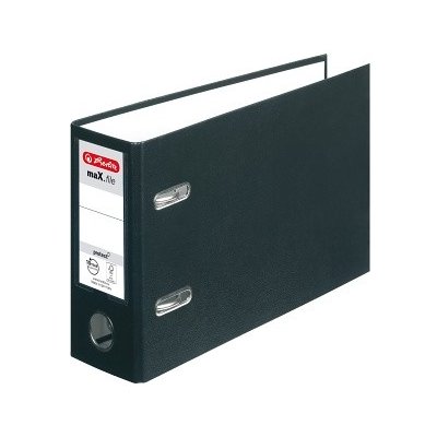 Herlitz pákový pořadač A5 8 cm dlouhý černý – Zboží Živě