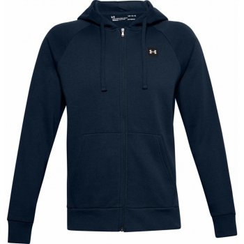 Under Armour Rival Fleece FZ Hoodie Modrá