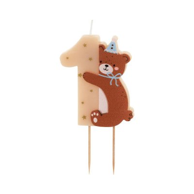 Albi Svíčka dortová Medvídek číslo 1 – Hledejceny.cz