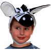 Dětský karnevalový kostým Zebra čepička