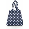 Nákupní taška a košík Reisenthel Mini Maxi Shopper Dots white dark blue