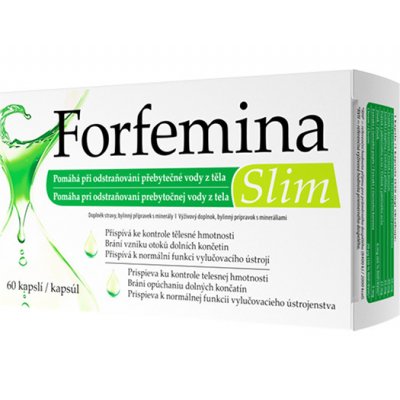 Naturprodukt Forfemina Slim na odvodnění těla a při hubnutí 60 kapslí – Sleviste.cz