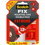 3M Scotch Fix Supersilná oboustranná montážní páska 19 mm × 3 + 2 m PT1100-193+20 – Hledejceny.cz