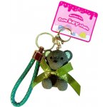 Přívěsek na klíče Cd medvídek Zelená – Zboží Mobilmania