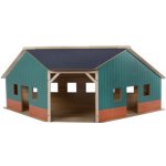 Kids Globe Garáž/farma dřevěná 1:16 – Zboží Dáma