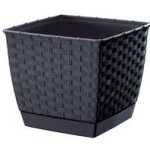 Prosperplast Ratolla square 19 x 19 x 15,9 cm antracit – Hledejceny.cz