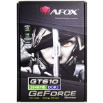 AFOX GeForce GT 610 1GB DDR3 AF610-1024D3L7-V5 – Hledejceny.cz