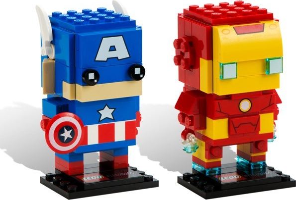 LEGO® Brickheadz 41492 Iron Man and Captain America
