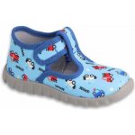 Befado domácí letní obuv 628P021 modrá hasiči – Zboží Dáma
