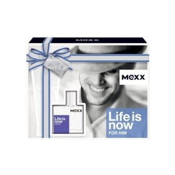 Mexx Life Is Now Him EDT 30 ml + sprchový gel 50 ml dárková sada