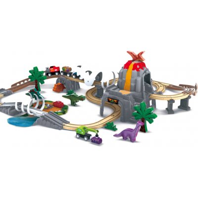 Hape Vláčkodráha Dobrodružný set Dino – Zbozi.Blesk.cz